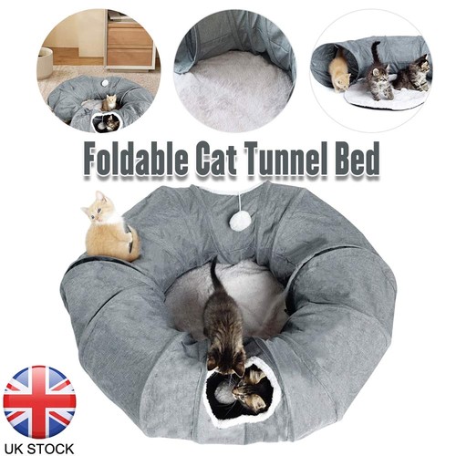 Cat tunnel bed collapsible - cat,