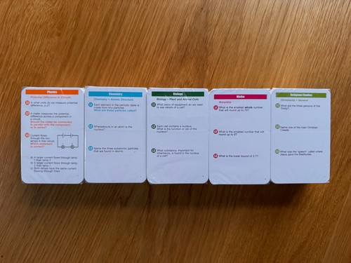 Gcse revision cards physics - gcse,