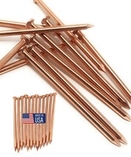 12-Pack Pure Copper 4-Inch Nail Spikes - Heavy-Duty Tree Stump Root Killer - ...