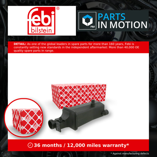 Coolant expansion tank - coolant,