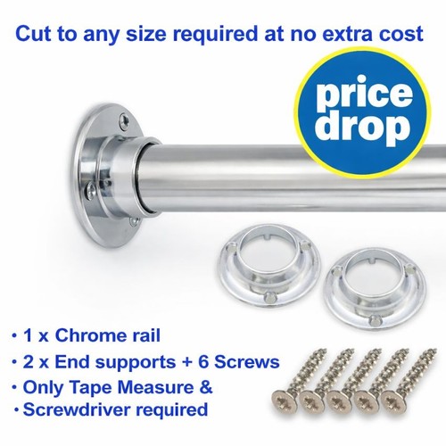 Wardrobe pole hanging rail - wardrobe,