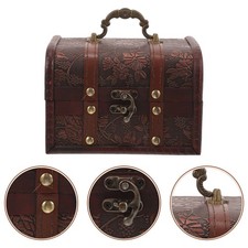  Vintage Box Jewelry Box Wood