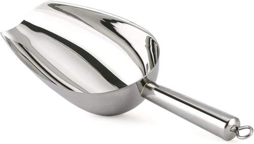 Stainless steel ice scoop - ice,