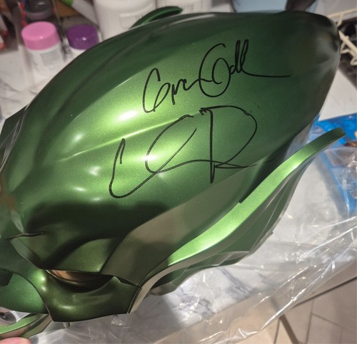 Green goblin mask - goblin, by