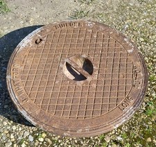 Old Cast Iron Manhole Drain