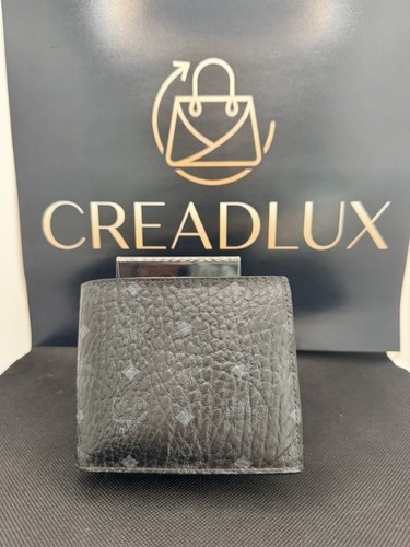 Mcm wallet black - black, leather