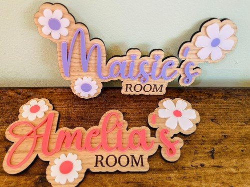 Personalised door sign kids - personalised,