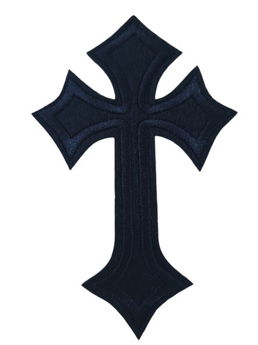Black celtic cross iron - black,