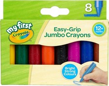 CRAYOLA MyFirst Jumbo Crayons- Ideal for Kids, Multicolor, (Pack of 8).