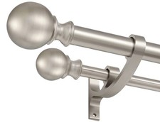 Hosmile Double Curtain Rods