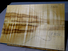 Flame Maple Carved Top for