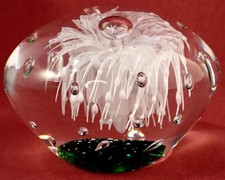 MALTA ART GLASS PAPERWEIGHT