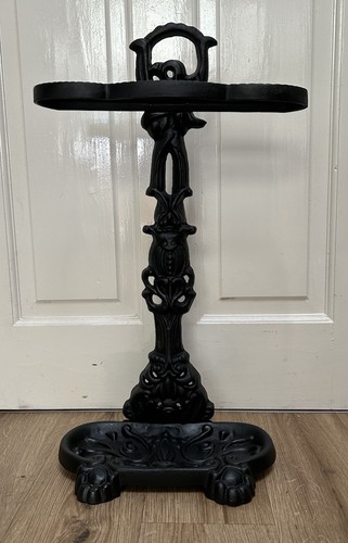 Cast iron umbrella stand - cast,