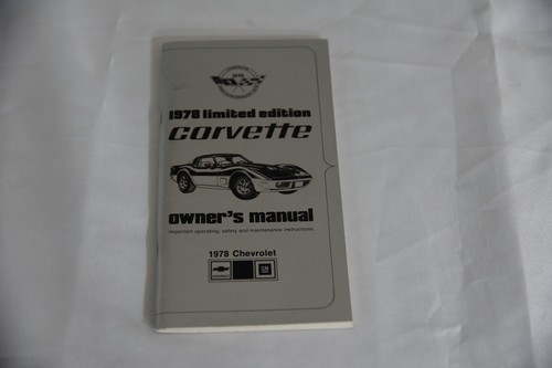 Original 1978 corvette limited - original,