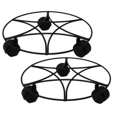 2Pc Plant Pot Planter Caddy