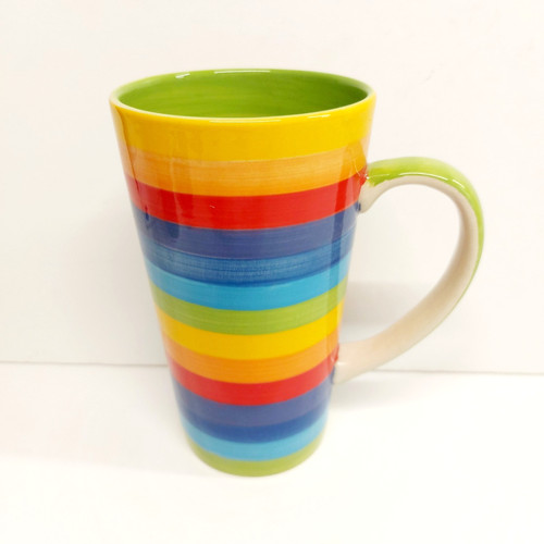Rainbow striped hand - striped,