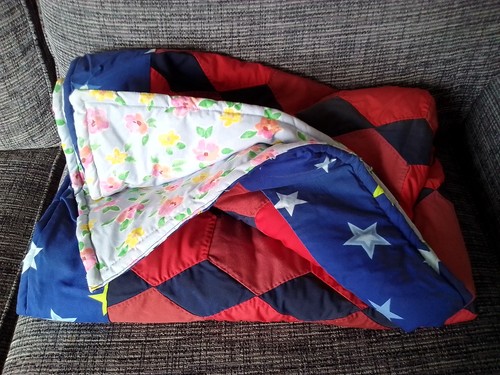 Handmade patchwork quilt - handmade,