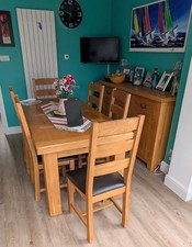 Large Solid Oak Extendable