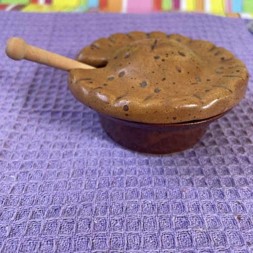 Vintage mustard pot - in, a