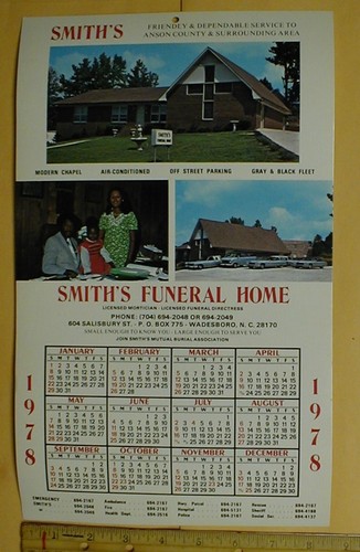1978 smiths funeral - smiths, home