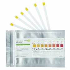 Water Hardness Test Strips Kit (50 STRIPS POUCH) Drinking Water Softener Testing