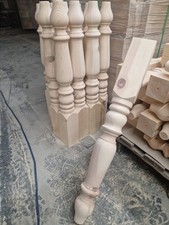 Set of 4 Solid Pine Farmhouse