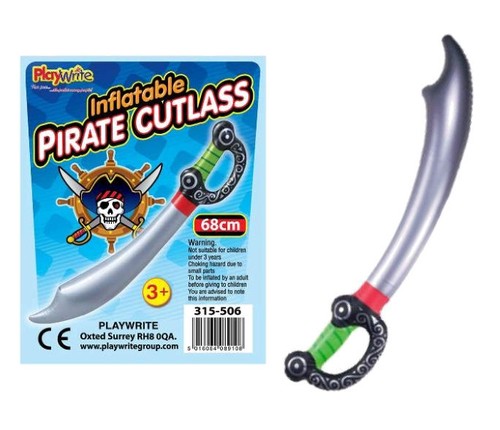 Large inflatable pirate sword - large,