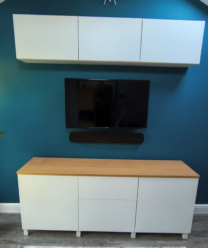 Ikea besta white oak - &,