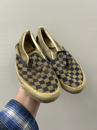 Vintage 80s vans checkered - 80s,