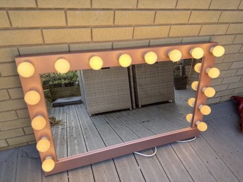 Hollywood vanity mirror with - vanity,