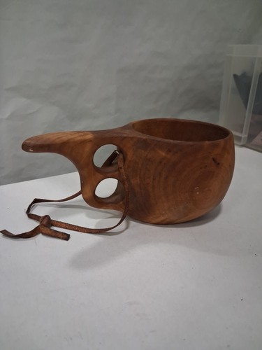 Handcrafted wooden kuksa cup - handcrafted,