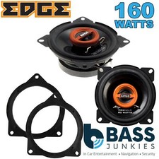 Edge 2-Way 160W Coaxial Speakers to fit BMW 3-Series 2011-19 Front or Rear