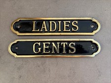 Ladies And Gents Brass WC