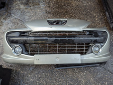 2009-2013 PEUGEOT 207 FACELIFT FRONT BUMPER FOG LIGHTS & GRILLS ASH GREY ETSC