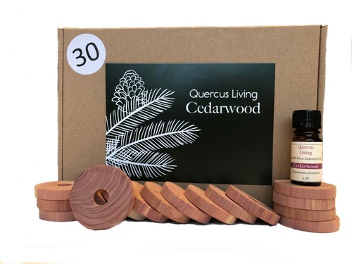 Cedar wood rings - wood, 30
