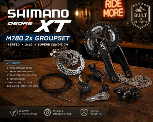 Shimano deore m780 groupset - deore, xt