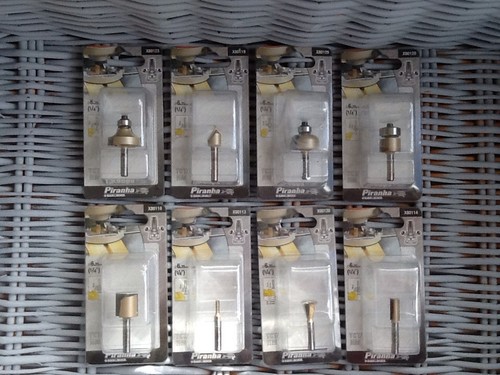 Piranha router bits - 8,