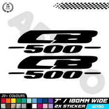 2x HONDA CB 500 Vinyl Decal Stickers Bike Motorbike Motorcycle Mod Sponsor