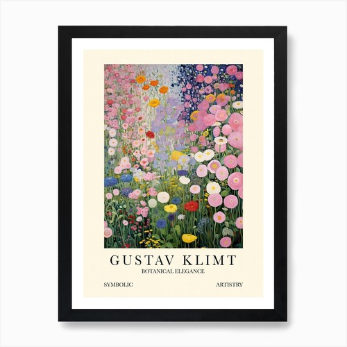 Gustav klimt flower garden - gustav,