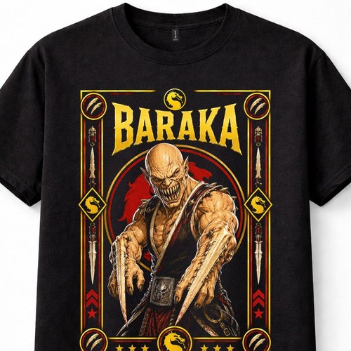 Baraka mortal kombat retro - baraka,