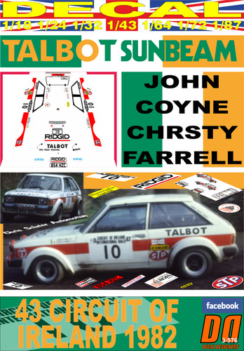 Decal talbot sunbeam lotus - decal,