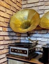 Antique HMV Gramophone Fully