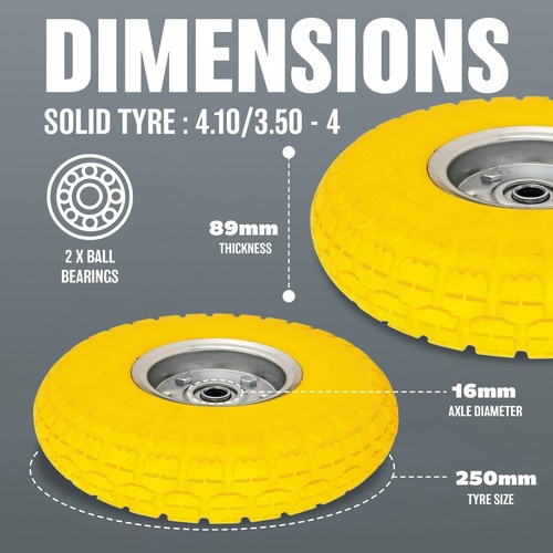 New yellow pneumatic - 10",