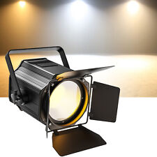 200W COB 2in1 Par Can Light DMX512 DJ Disco Party Stage Lighting with Barn Door