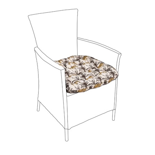 Tufted garden chair - garden,