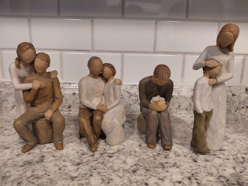 Willow tree sculptures set of - (set,