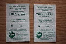 TWO CONSECUTIVE TICKETS - THIN