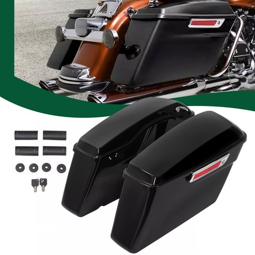 Vivid black hard saddlebags - vivid,