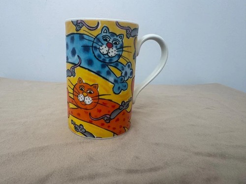 Dunoon crazy cats mug - crazy, jane