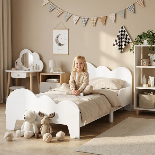 Toddler bed cloud themed - bed,, kids